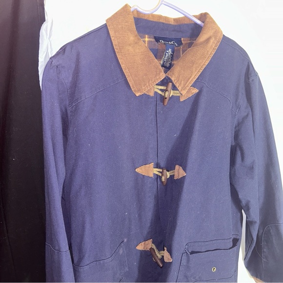 Women’s Blue and Brown PeaCoat size 3X - Picture 2 of 6